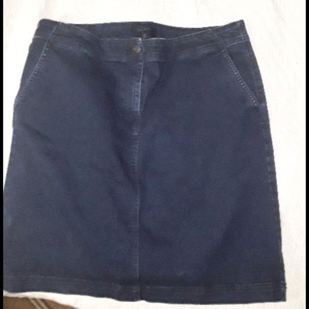 Talbot's denim skirt